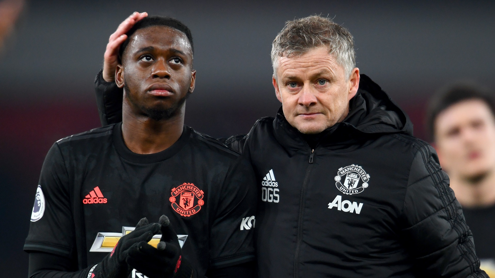 aaron-wan-bissaka-ole-gunnar-solskjaer-manchester-united-arsenal-2019-20_z49taxsw4bhh12fo6ivn2j5du