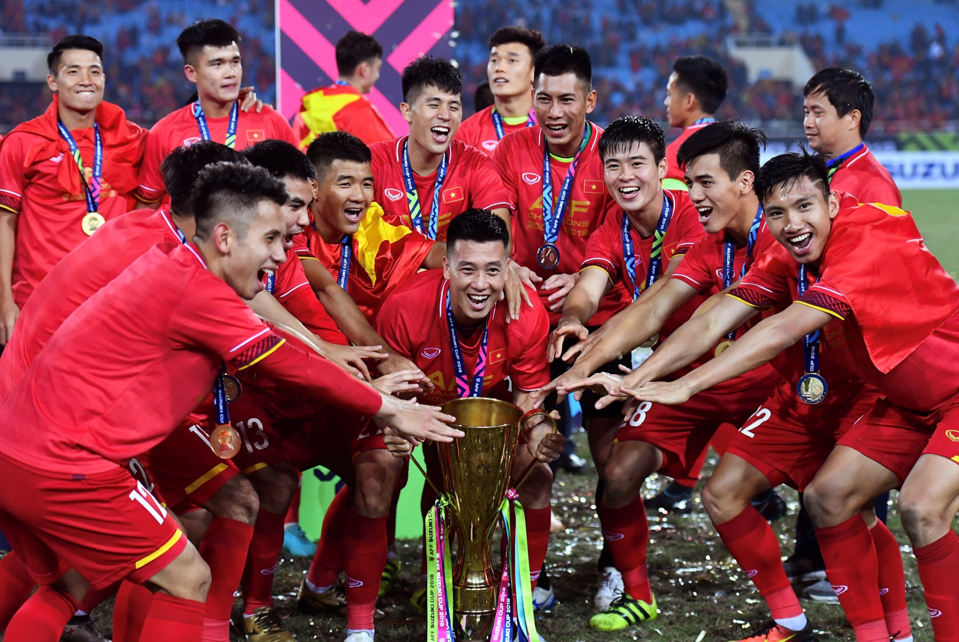 Vietnam is currently the reigning champion of the AFF Cup