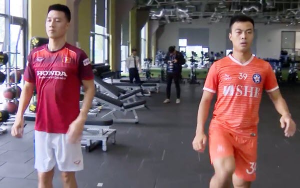 Nguyen Huy Hung and Do Thanh Thinh are rehabilitating at PVF