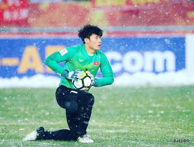Goalkeeper Bui Tien Dung is the hero of U23 Vietnam in U23 Asian Cup 2018