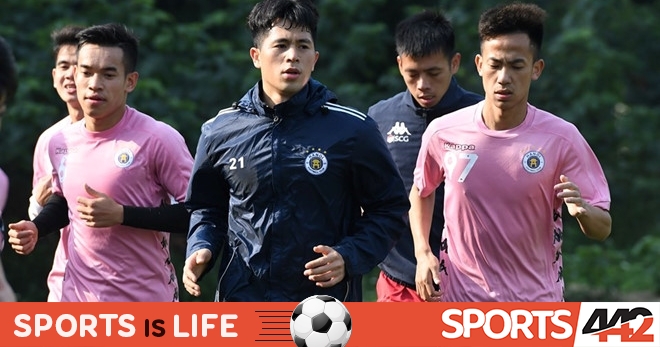 Dinh Trong is working hard to return to training
