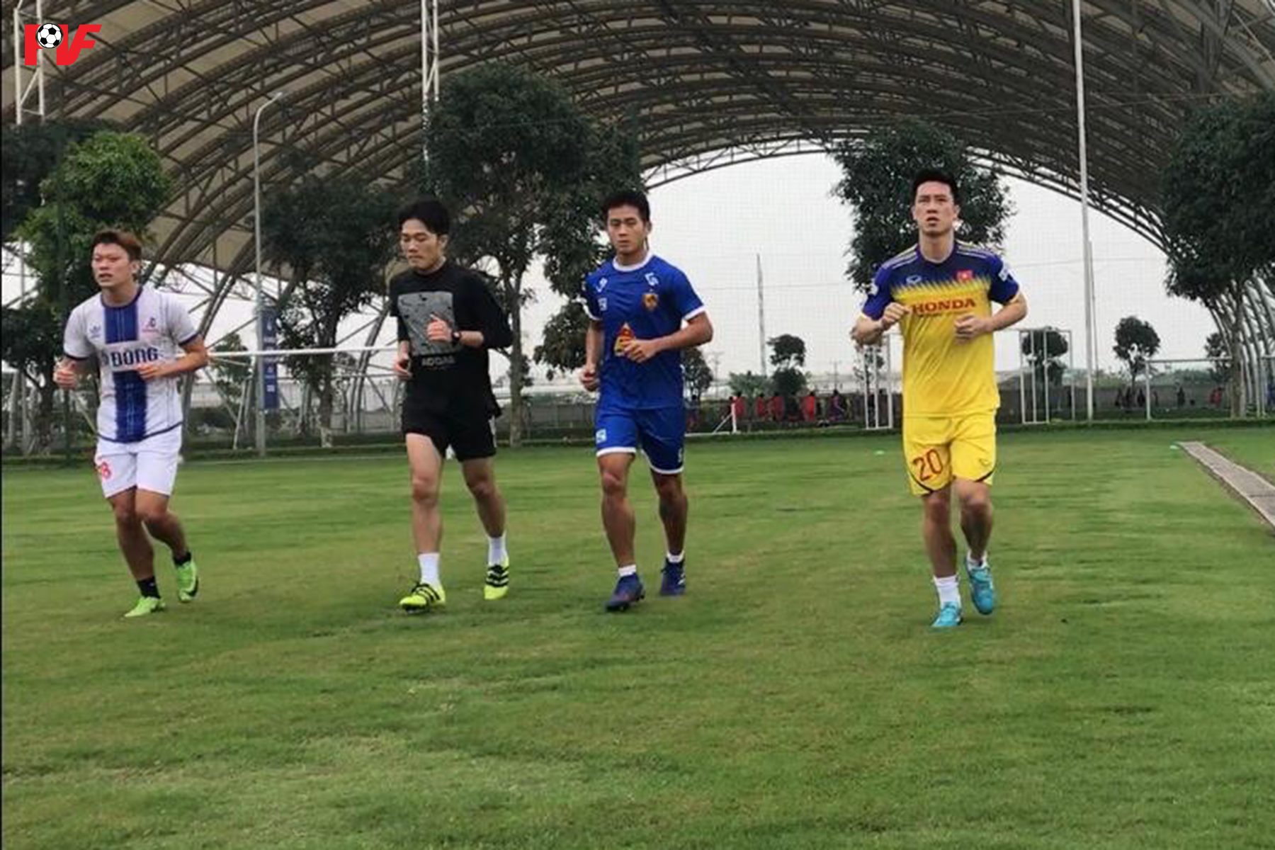 The players were able to run on the grass (photo: PVF)