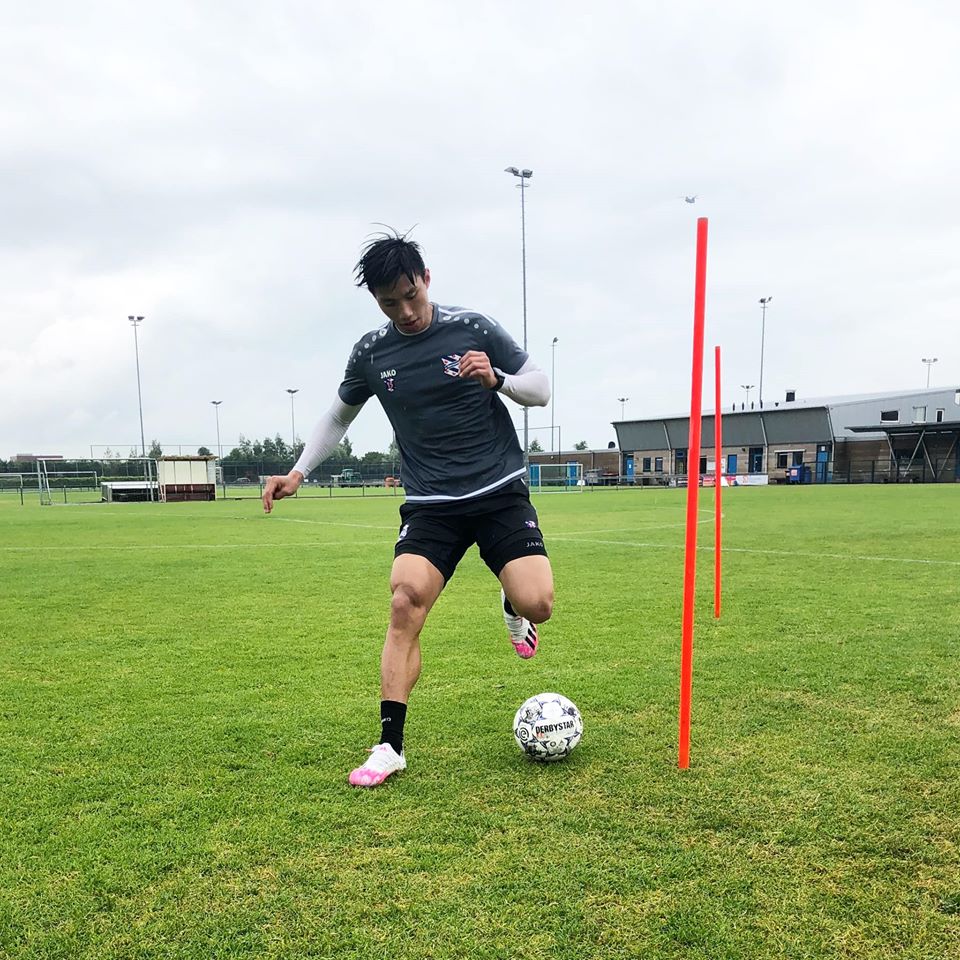 Van hau training in Heerenveen