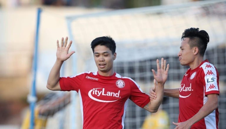 Cong Phuong scored against his hometown team