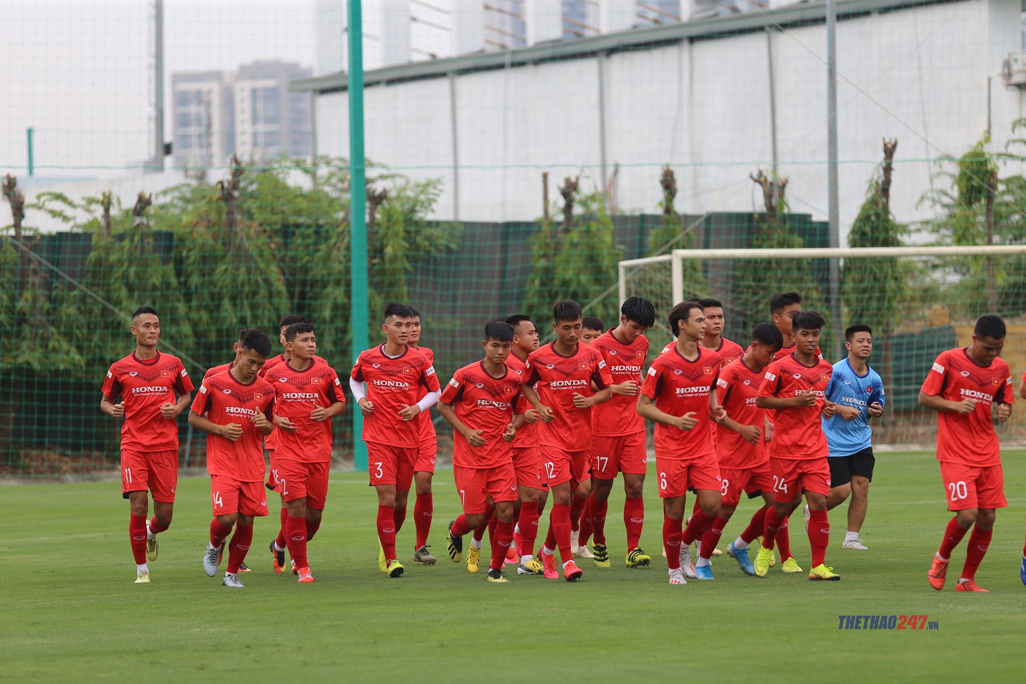 U22 Vietnam is sent to the friendly in France.