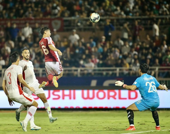 Seo Yong Duk scored a goal for the HCMC club