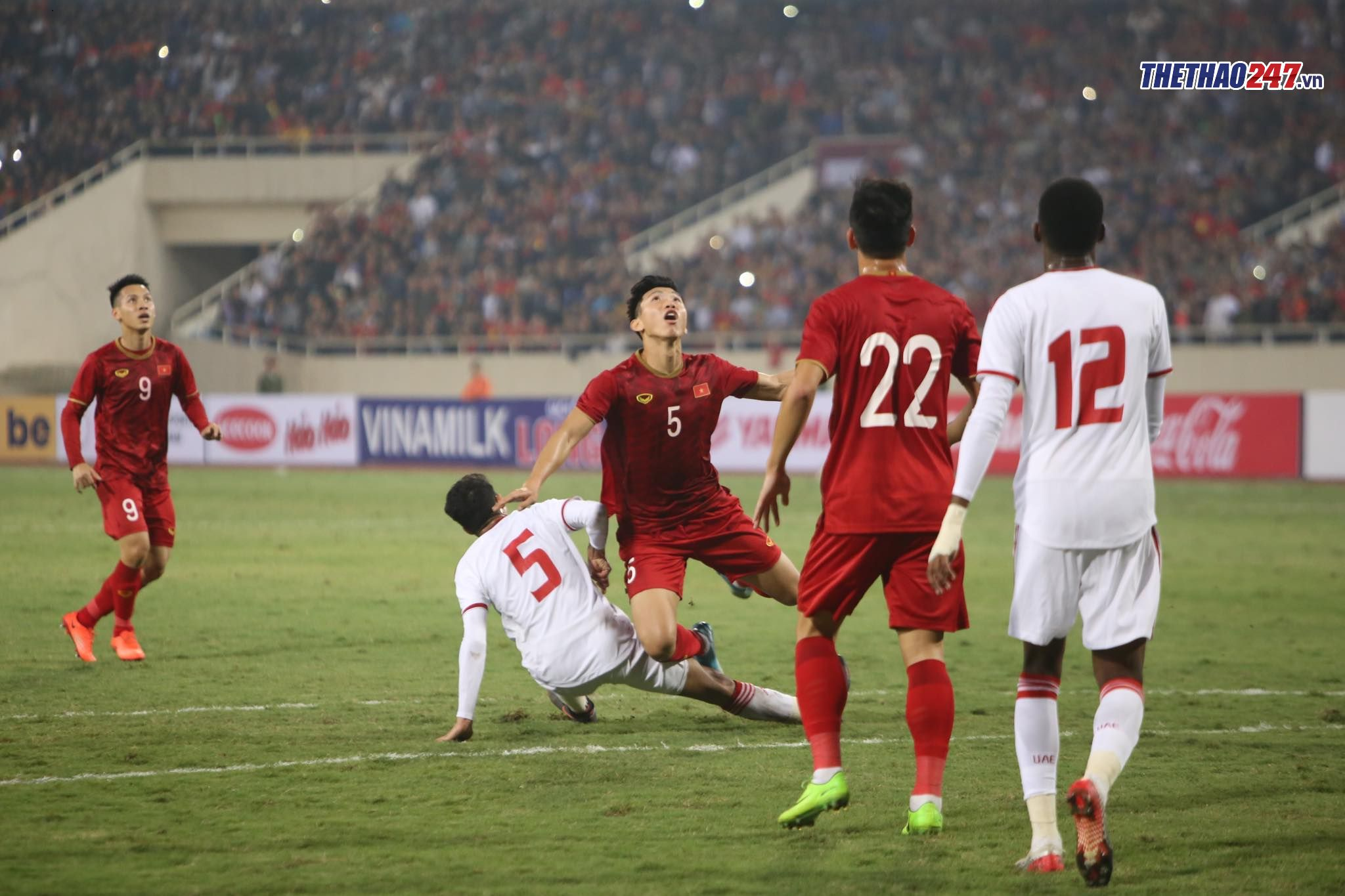 Vietnam defeated the UAE in the first leg. Photo: Van Hai 