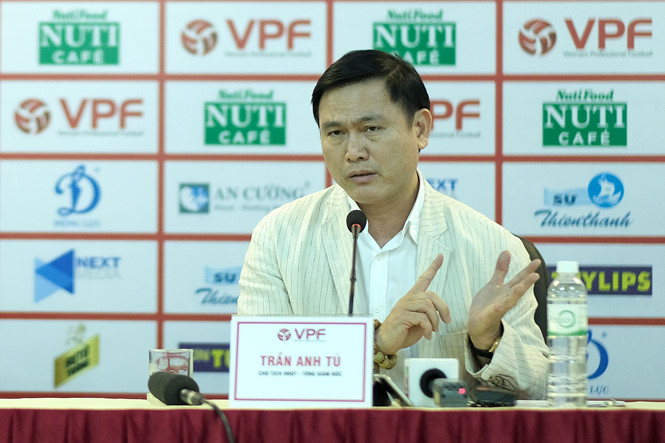 Mr. Tran Anh Tu rejected the plan to cancel V-League 2020.