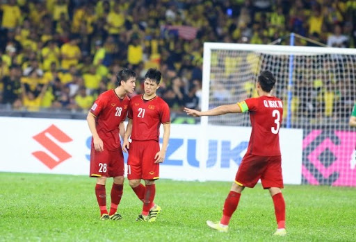Dinh Trong and Duy Manh have the opportunity to attend the AFF Cup