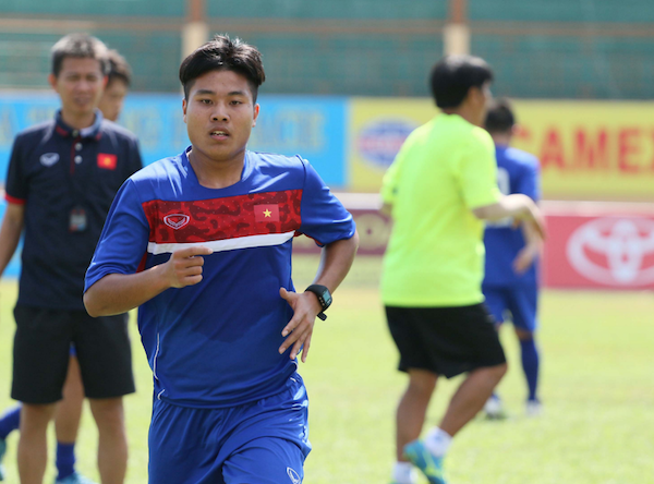 Tien Anh could not attend a friendly match with Viettel.