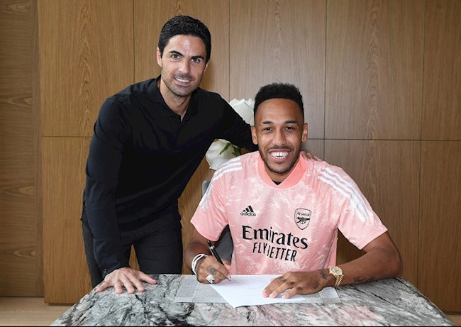 HLV Mikel Arteta  Aubameyang  Arsenal