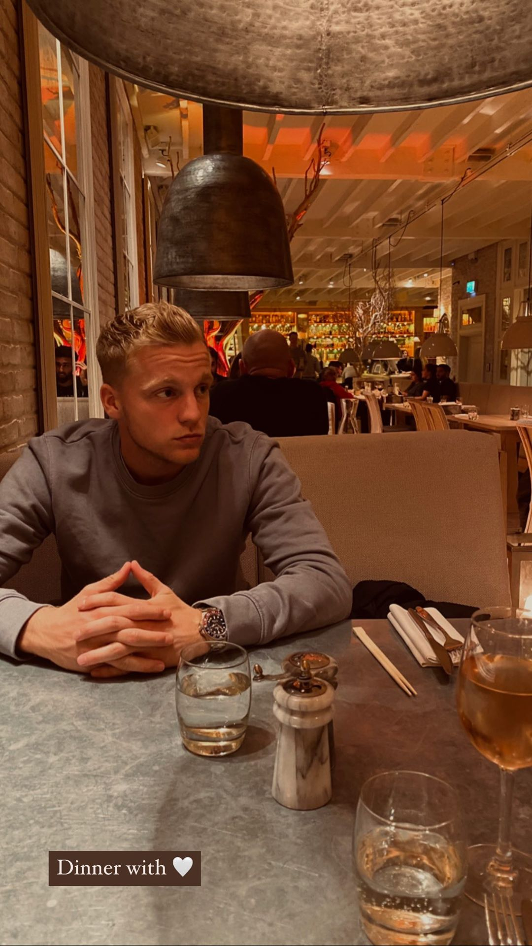 Donny van de Beek, Estelle Bergkamp, Manchester