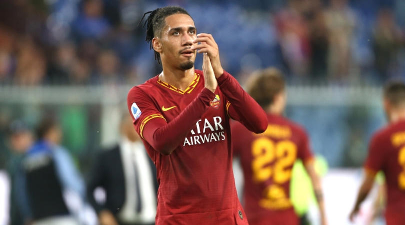 chuyen nhuong mu, chris smalling, roma, mu