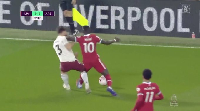 Mane, liverpool 3-1 arsenal