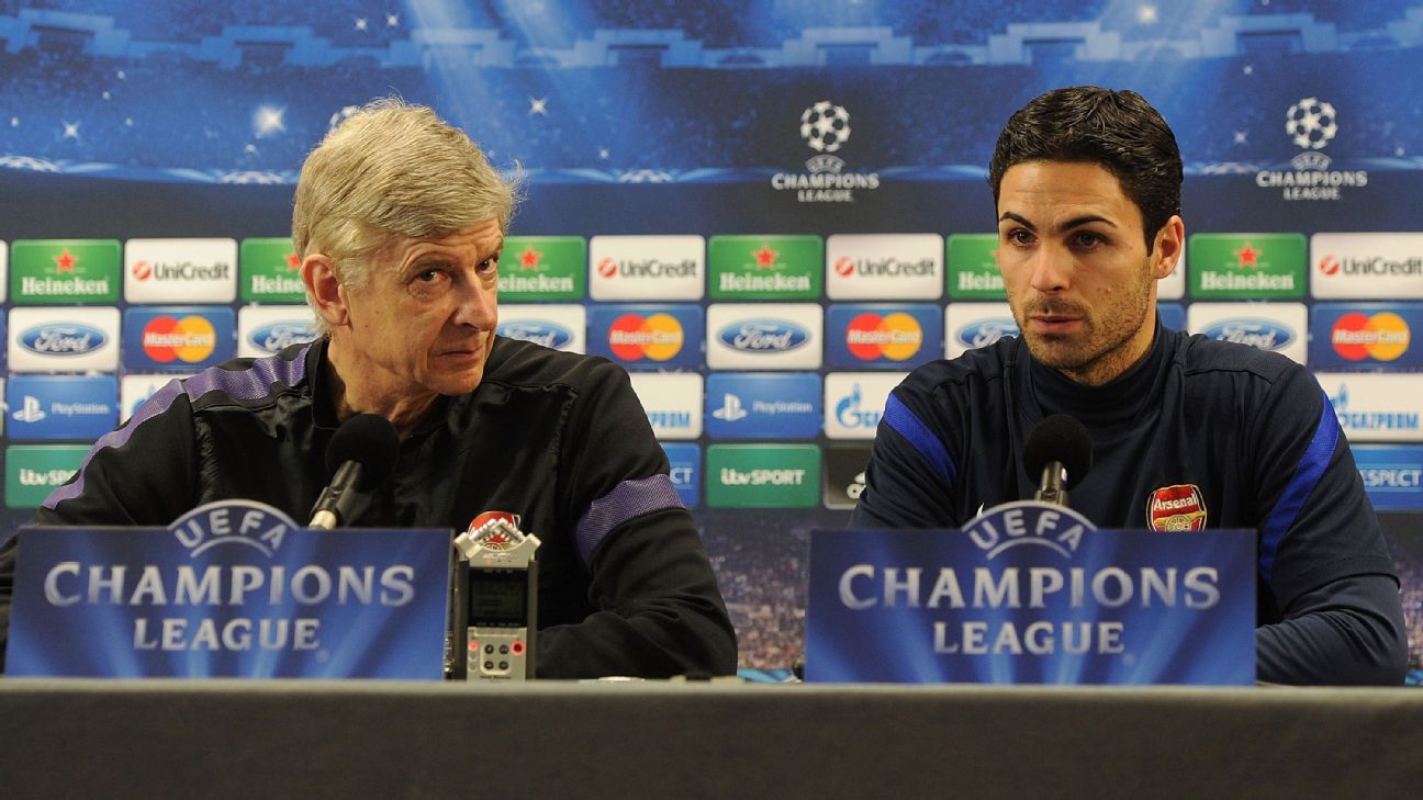 HLV Arteta  HLV Wenger   Arsenal