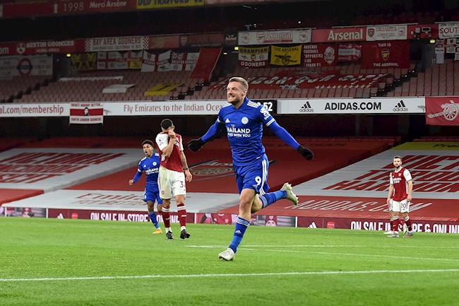 James vardy, arsenal vs leicester