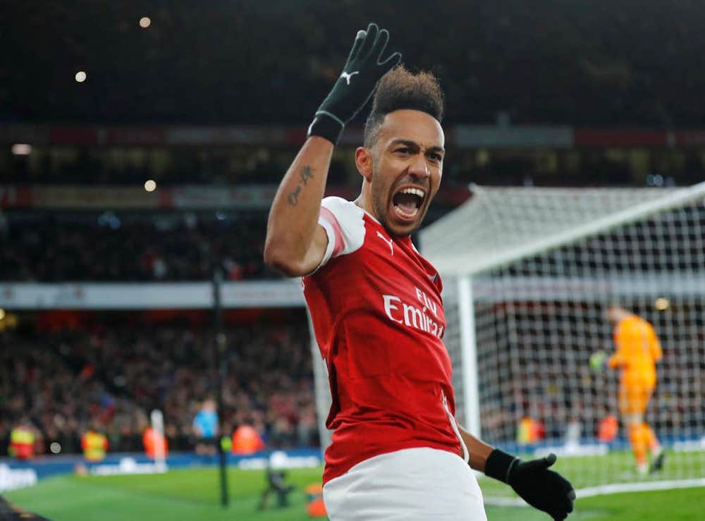 aubameyang, man utd vs arsenal