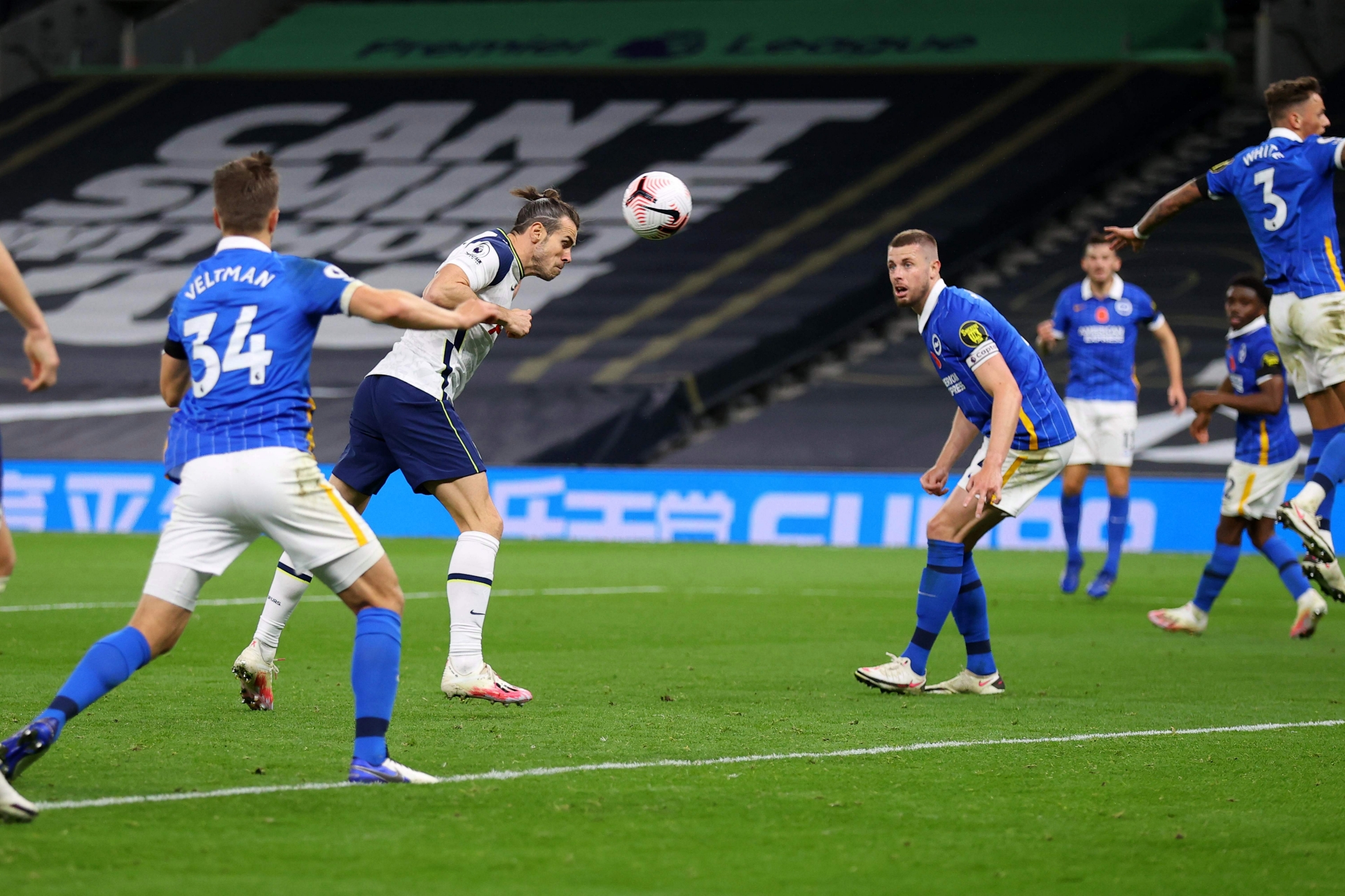 gareth bale, danh dau, tottenham vs brighton