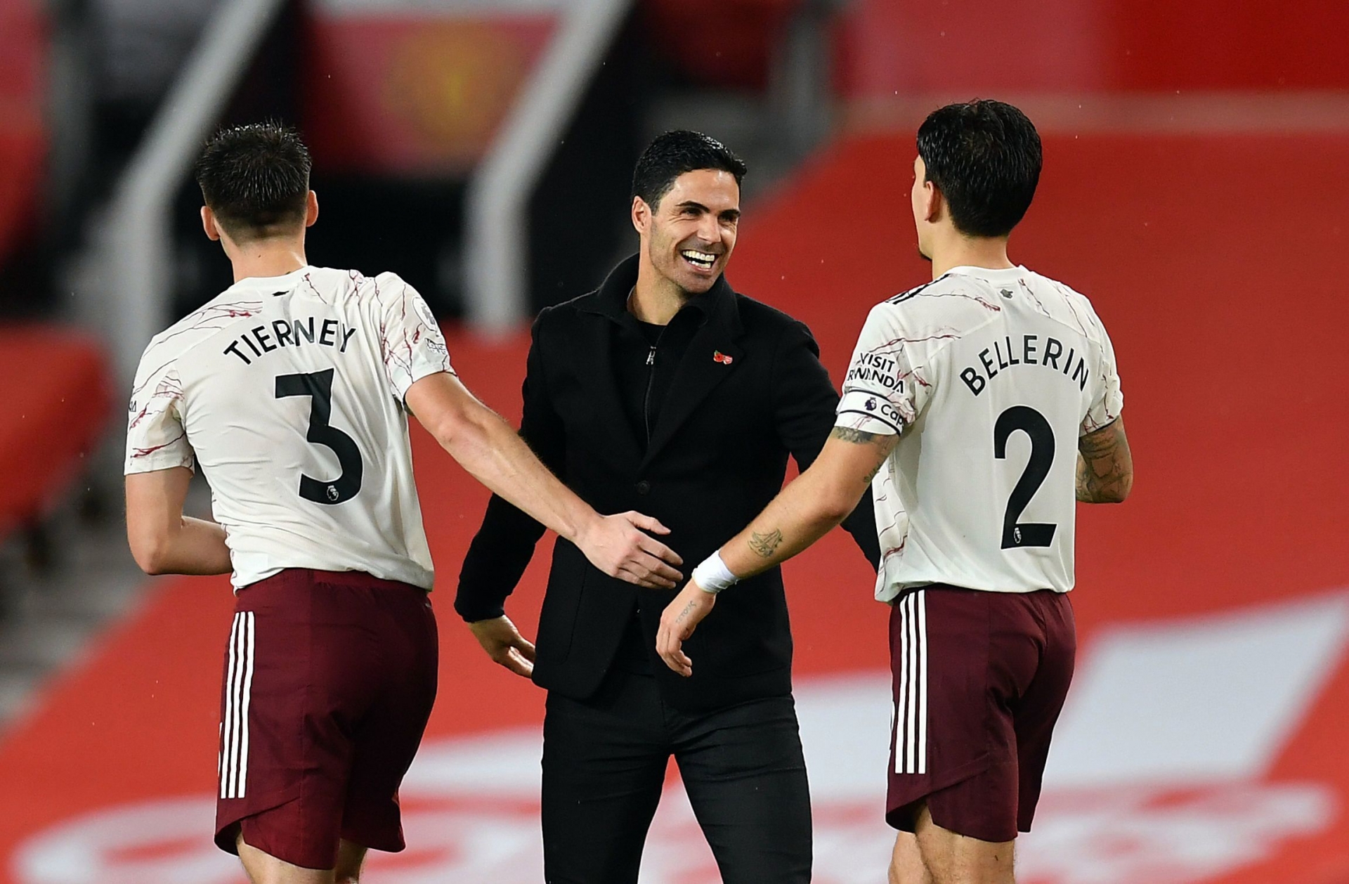 Arteta, Man utd vs arsenal, ngoai hang anh