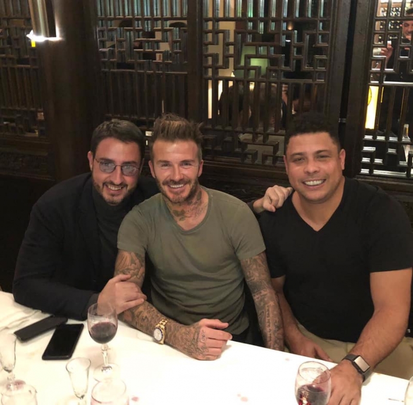   Lorenzo, Beckham, Ronaldo de Lima.