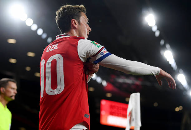 mesut-ozil-of-arsenal-during-the-carabao-cup-third-round-match-and-picture-id1176895189