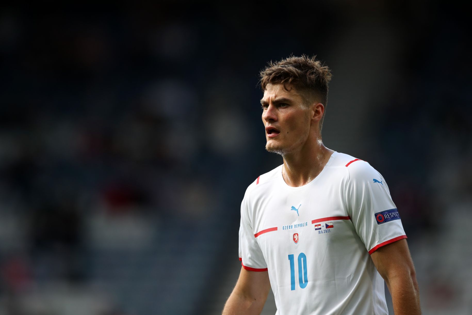 Patrik Schick đang có ba bàn tại Euro 2021