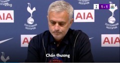 VIDEO: Jose Mourinho buồn bã nói về chấn thương của Son Heung Min