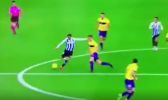 VIDEO: Cầu thủ Tây Ban Nha xử lý tinh tế, vuốt bóng từ giữa sân đẹp như tranh vẽ
