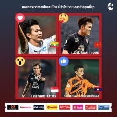 Xuan Truong in Top 4 favorite players in Thailand