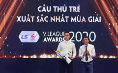 Vượt qua Hai Long, trung vệ U22 Việt Nam giành giải Cầu thủ trẻ xuất sắc nhất mùa giải 2020