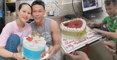 Tuyển thủ của Hà Nội FC nhận món quà sinh nhật cực tâm lý từ vợ, thoả mãn đam mê ngoài sân cỏ