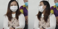 VIDEO: Viên Minh đến cổ vũ Công Phượng, lộ rõ bụng bầu, né tránh truyền thông