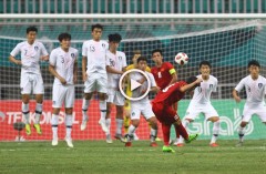 VIDEO: Siêu phẩm đá phạt của Minh Vương hạ gục thủ môn đẳng cấp World Cup