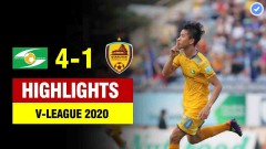 VIDEO: Highlights SLNA 4-1 Quảng Nam: Quảng Nam nguy cơ xuống hạng