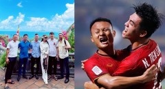 Trọng Hoàng đi du lịch cùng Quế Ngọc Hải, vẫn sáng cửa đá vòng loại World Cup