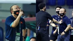 HLV Park Hang Seo phản ứng cực gắt, ra dấu 'im miệng' trước đối thủ