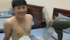 VIDEO: Minh Vương bất lực, chấp nhận chịu nóng vì không sửa nổi chiếc quạt hư hỏng