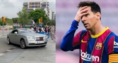 CĐV Barcelona chặn xe, la ó 'tội đồ' khiến Messi phải rời đội bóng
