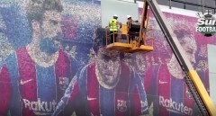 VIDEO: Barcelona tháo gỡ tất cả hình ảnh của Messi tại sân Camp Nou