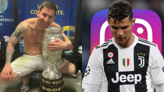 Chỉ trong một tháng, Messi ba lần vượt Ronaldo trên mạng xã hội