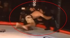 VIDEO: Trọng tài 'hạ đo ván' võ sĩ MMA vì ... bị tấn công 'nhầm'