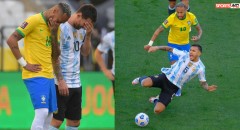 VIDEO: Neymar 'huých ngã' bạn thân ở PSG trong trận Brazil vs Argentina