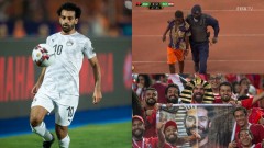 VIDEO: Trận Angola 3 lần bị gián đoạn vì ... 'Vua Ai Cập' Mohamed Salah