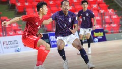 VIDEO: Cầm hòa Indonesia trong hiệp 1, ĐT Futsal Campuchia thua liền 9 bàn trong hiệp 2