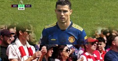VIDEO: Xúc động khoảnh khắc CĐV Arsenal vỗ tay động viên Ronaldo ở phút thứ 7