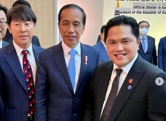 HLV Shin Tae-yong chia sẻ nỗi khổ với Tổng thống Indonesia khi phải dẫn dắt ba ĐT cùng lúc