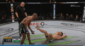 VIDEO: Võ sĩ UFC nằm ra sàn khiêu khích đối thủ VIDEO: Võ sĩ UFC nằm ra sàn khiêu khích đối thủ