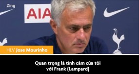 VIDEO: Mourinho và Lampard 'thả thính' nhau sau khi lời qua tiếng lại VIDEO: Mourinho và Lampard 'thả thính' nhau sau khi lời qua tiếng lại