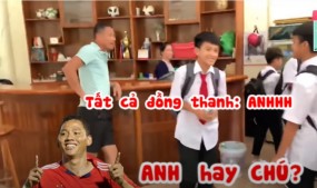VIDEO: Anh Đức thưởng lớn cho khóa 5 HAGL chỉ để gọi 'anh' thay vì 'chú' VIDEO: Anh Đức thưởng lớn cho khóa 5 HAGL chỉ để gọi 'anh' thay vì 'chú'