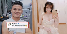 Cô giáo Âu Hà My 'thả thính' Quang Hải bị CĐM bắt gặp liền xoá comment ngay lập tức Cô giáo Âu Hà My 'thả thính' Quang Hải bị CĐM bắt gặp liền xoá comment ngay lập tức